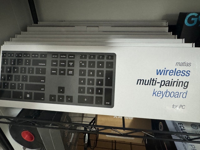 Matias Wireless Multi-Pairing Keyboard for Windows – Black
