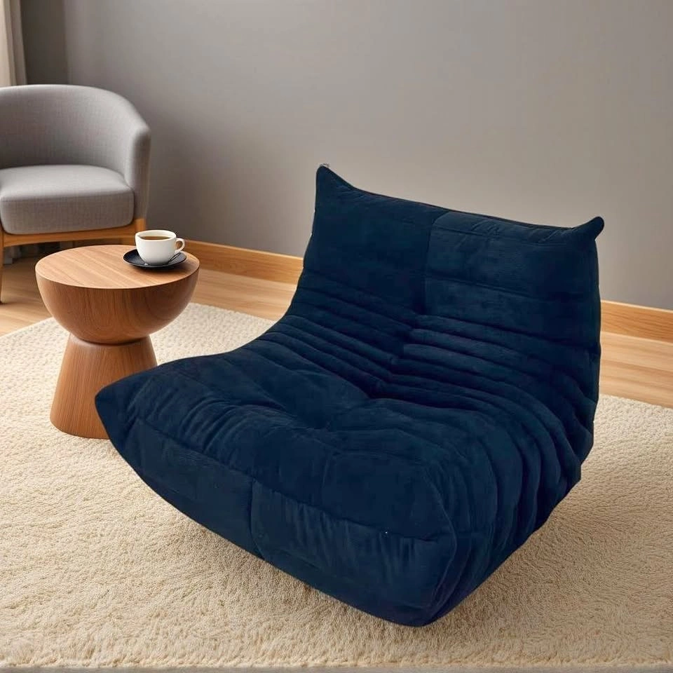 SOB035 A2397 Modern Armless Corduroy Lounge Chair