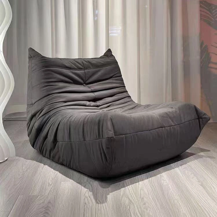 SOB035 A2397 Modern Armless Corduroy Lounge Chair - photo 2