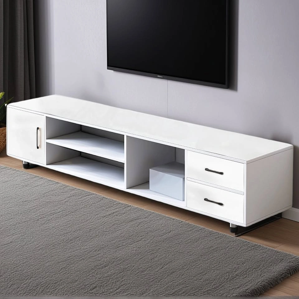 TV010 A1067 Glass Top Contemporary TV Stand $85 - photo 2
