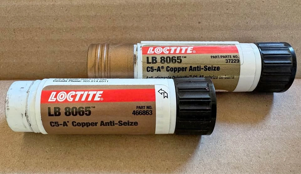 Pack of 2 Loctite LB 8065 C5-A Copper Anti-Seize Sticks