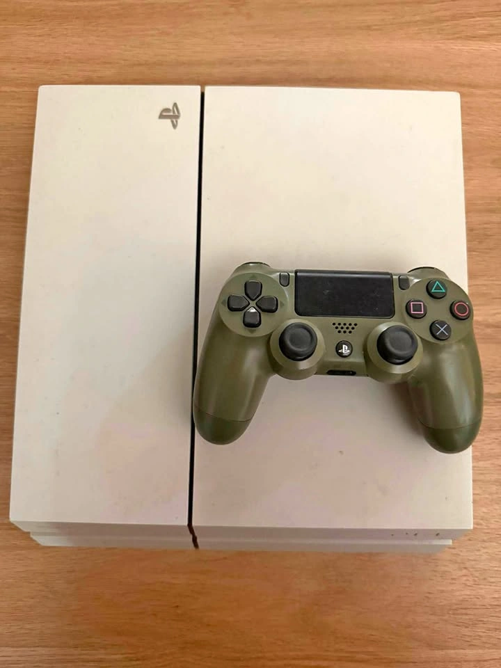 PS4 with controller