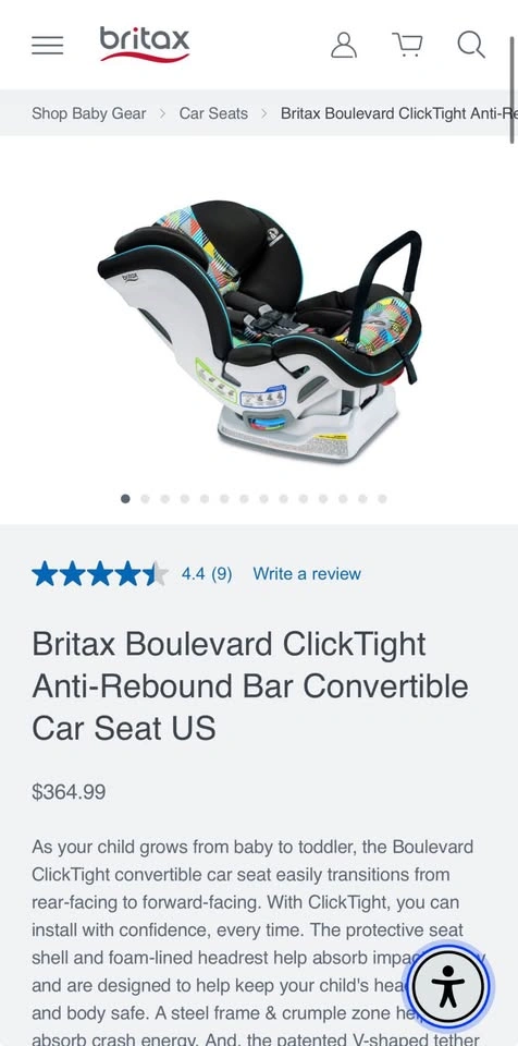 Britax Car Seat - photo 2