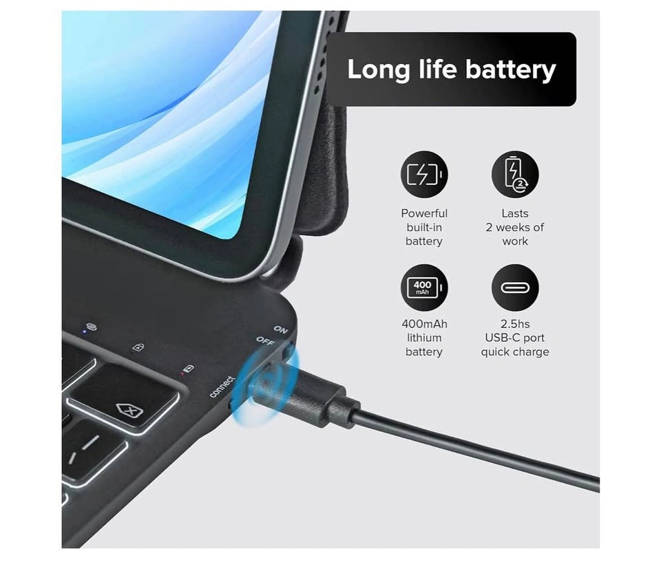 Magnetic Keyboard Case for iPad with Trackpad - photo 3