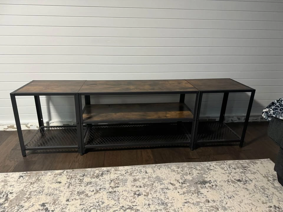 TV stand rustic look - photo 4