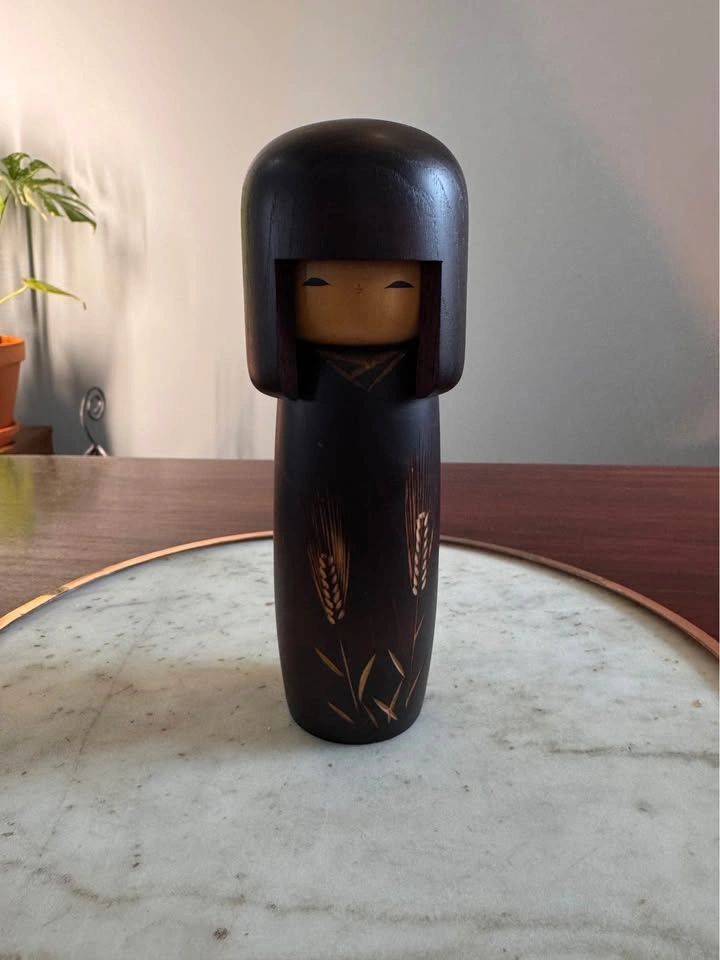 Japanese Wood Kokeshi Doll - Vintage - photo 2