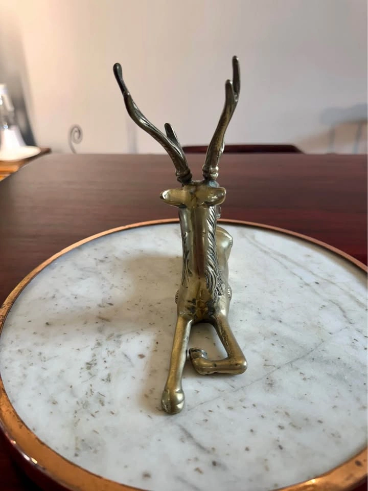 Vintage Brass Deer Figurine - photo 4