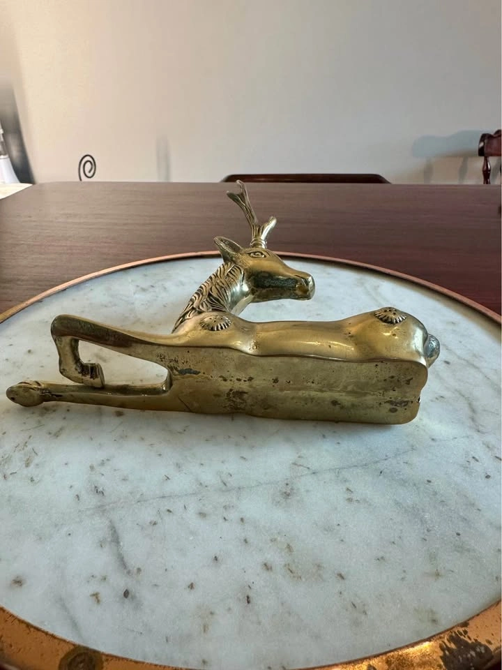 Vintage Brass Deer Figurine - photo 5