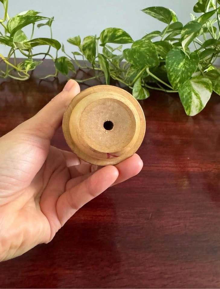 Vintage Wooden Japanese Kokeshi Doll - 12 cm - photo 4