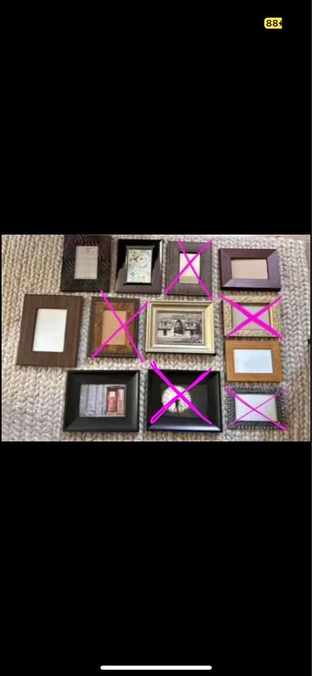 Assorted frames