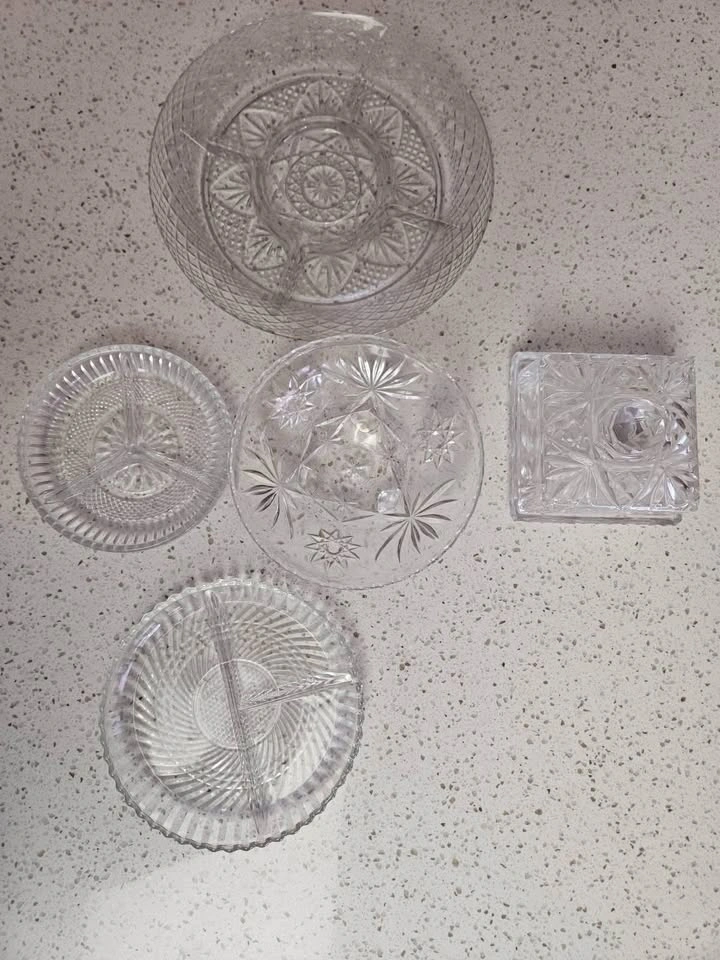 Vintage glass serveware - photo 2