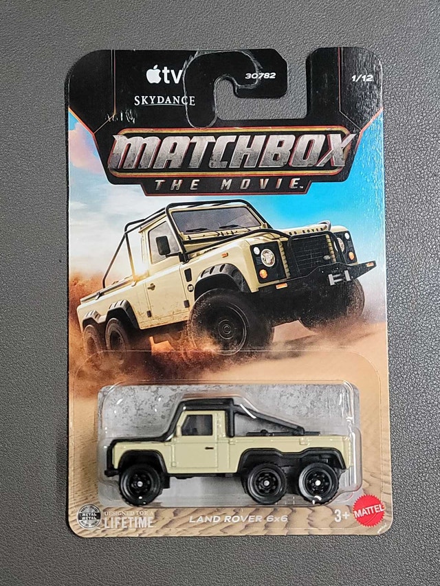 Matchbox Land Rover 6x6 The Movie