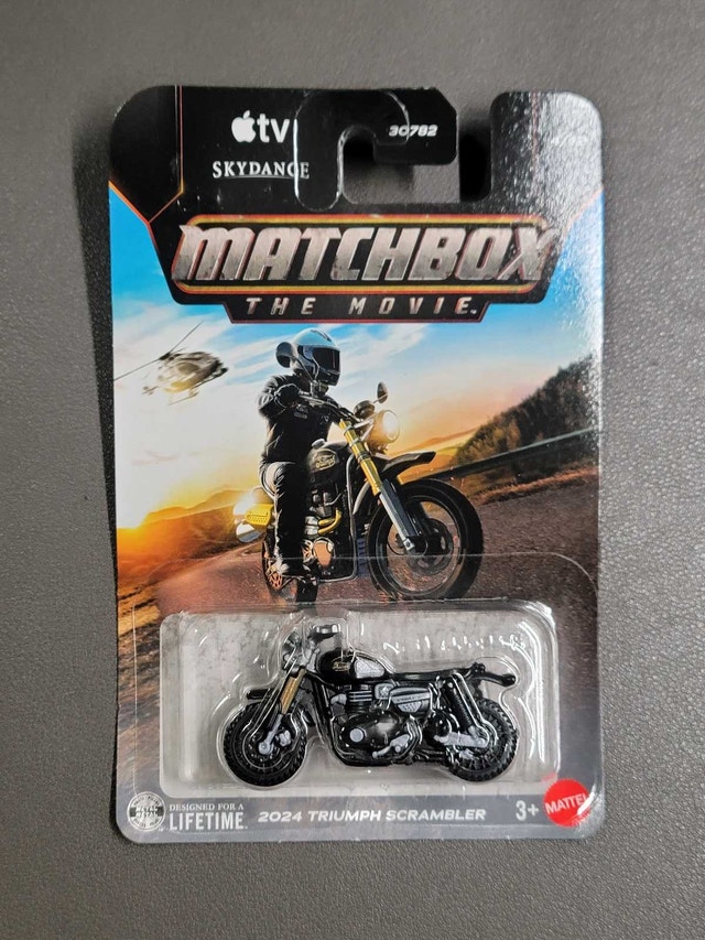 Matchbox 2024 Triumph Scrambler The Movie