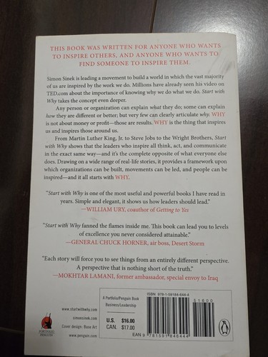 Start with Why by Simon Sinek - photo 2