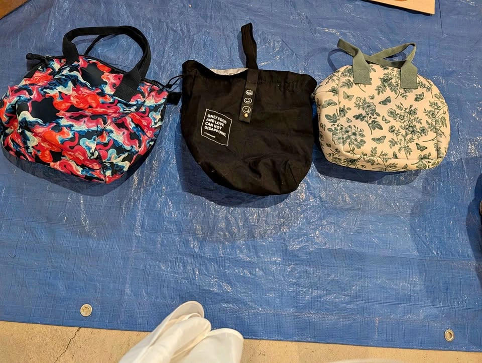 Assorted lunch bags