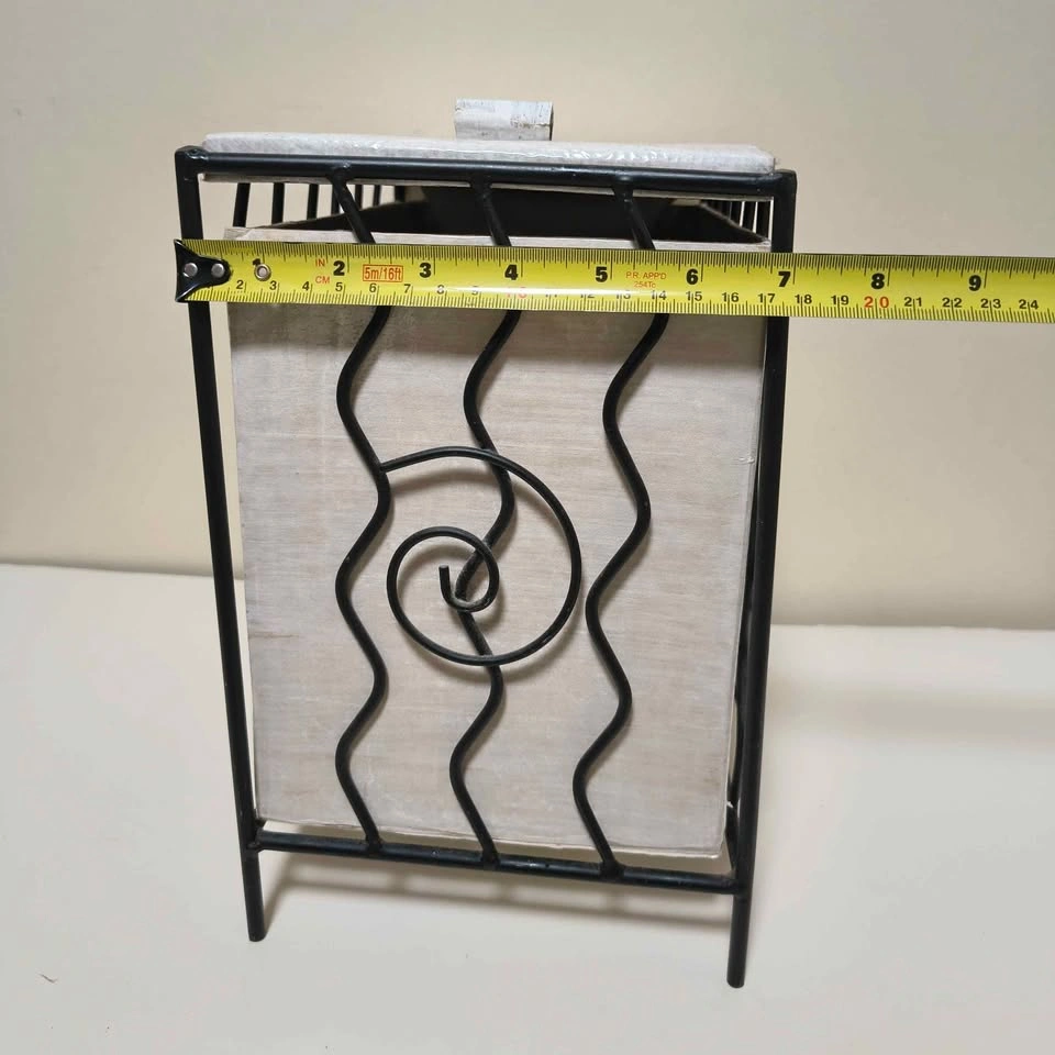 Black Metal Scroll Wire basket - photo 3