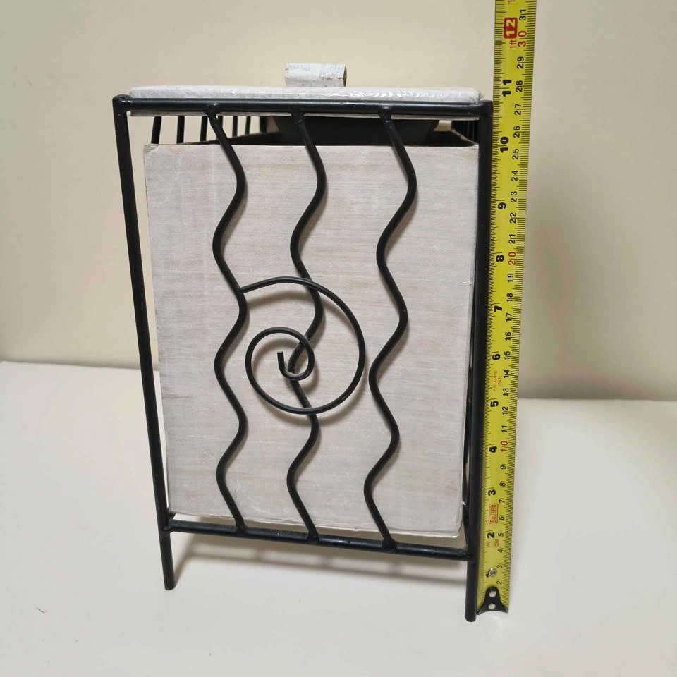 Black Metal Scroll Wire basket - photo 4