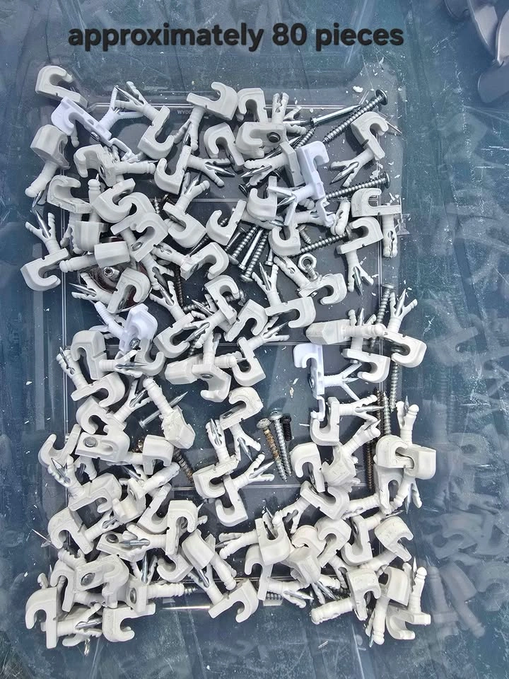 30-Piece White Wire Closet Shelving & Hardware Lot - photo 5