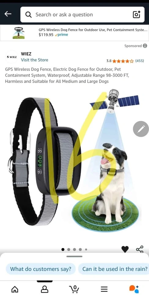 GPS Wireless Dog Fence Pet Containment System - photo 2