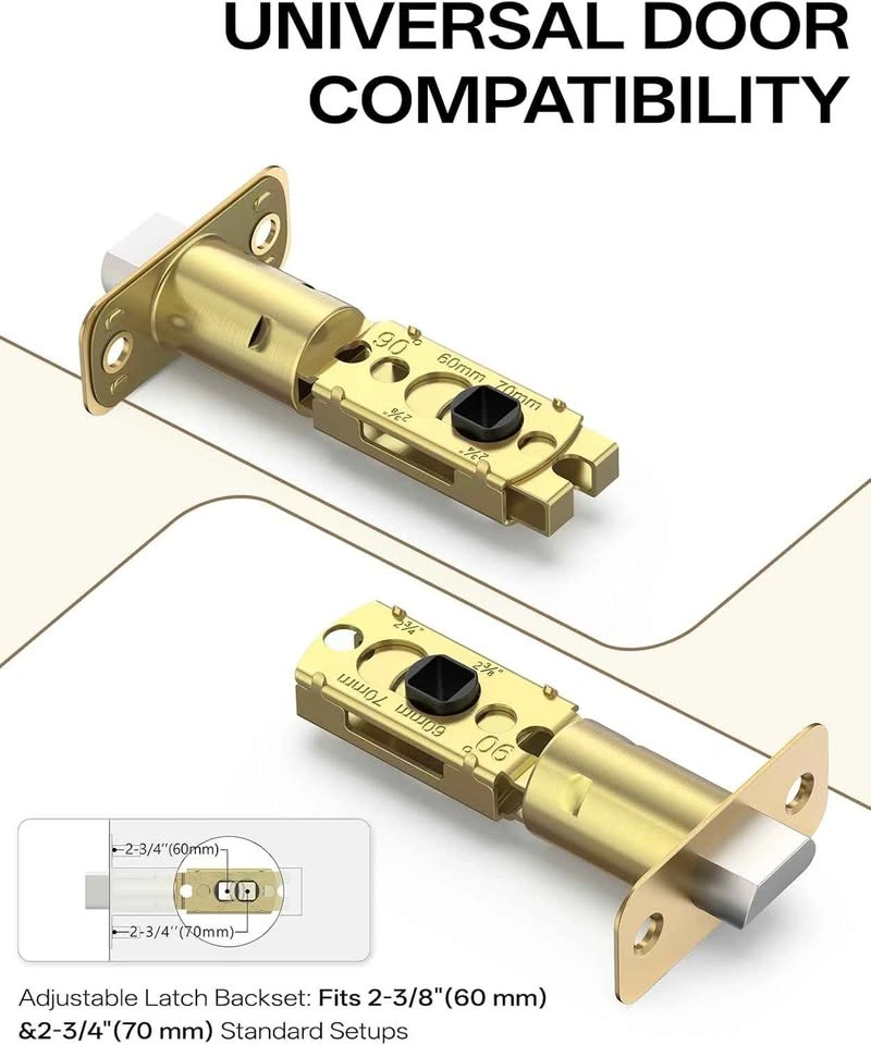 Amerdeco 3 Privacy Door Levers – Champagne Bronze - photo 3