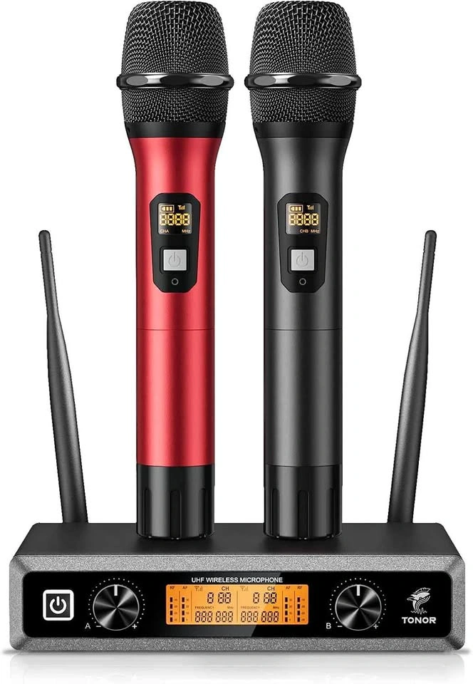 TONOR Professional Wireless Dual Handheld Microphone System