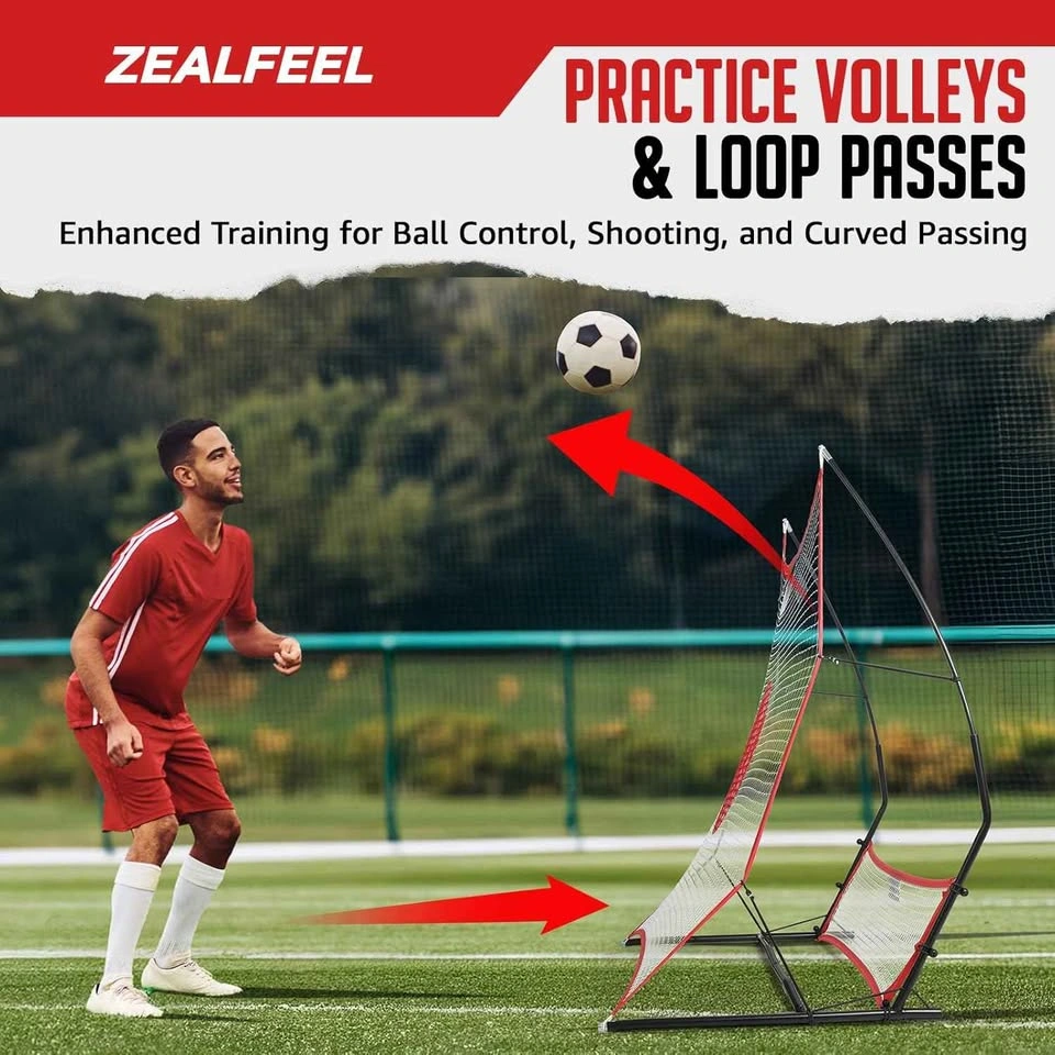 2-in-1 Soccer Rebounder Net (6'x4.7' Large & 6'x16" Small) - photo 4