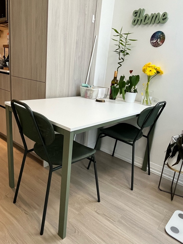 IKEA Table and Two Chairs
