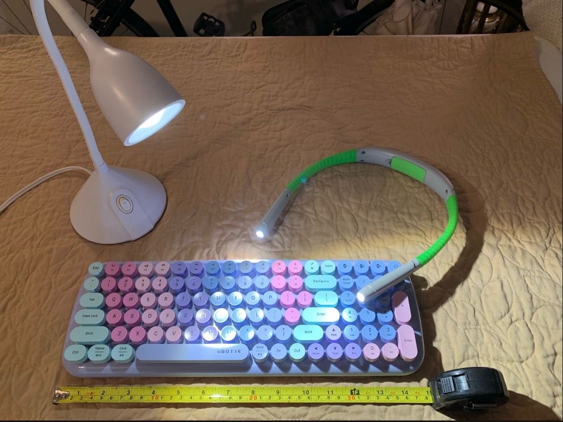 Desk Tech & Power Bundle - Chargers Keyboards Lamps - photo 3