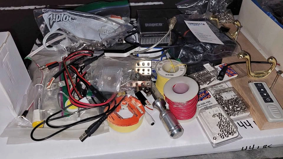Large Electronics & DIY Parts Lot – Wires, Connectors & More