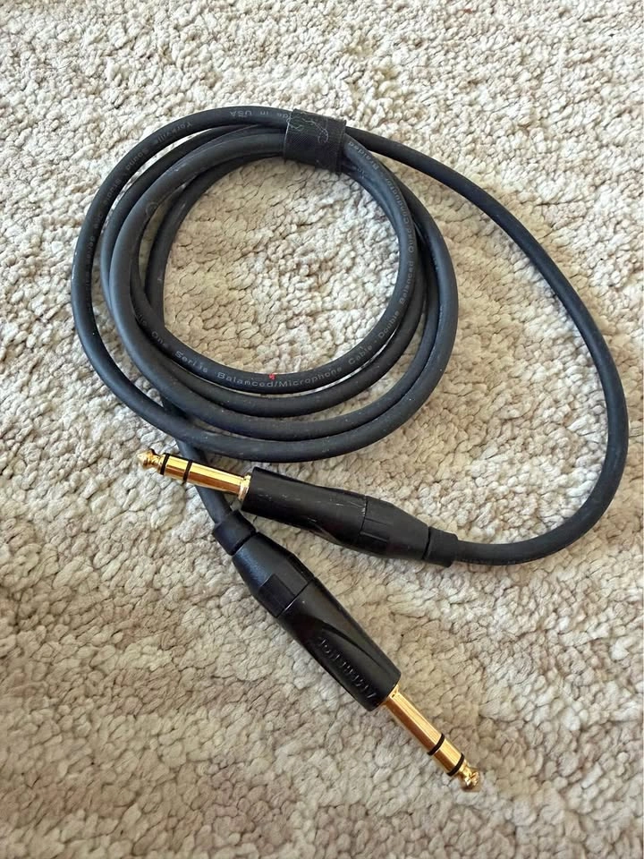 Yorkville Studio One Series 1/4" TRS Cables - Amphenol (Set of 3