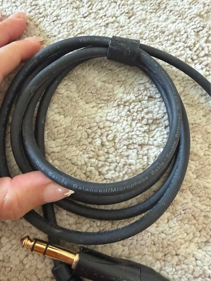 Yorkville Studio One Series 1/4" TRS Cables - Amphenol (Set of 3 - photo 2