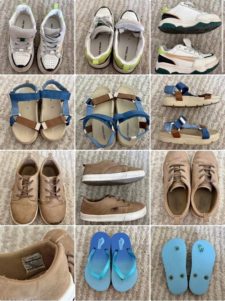 Boys 4T–6T Clothing & Shoes Lot (Sizes 10–13 Shoes)
