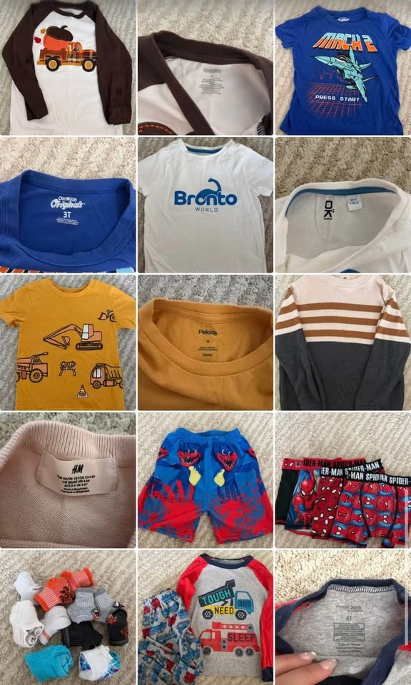 Boys 4T–6T Clothing & Shoes Lot (Sizes 10–13 Shoes) - photo 5