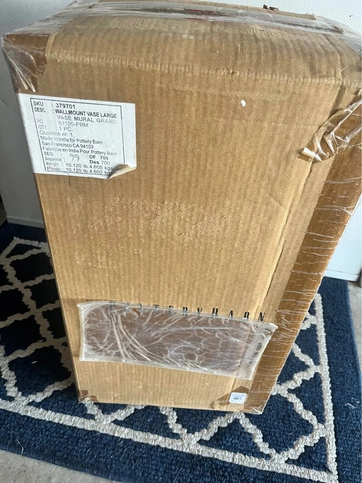 2 Pottery Barn Large Wallmount Vases - photo 3
