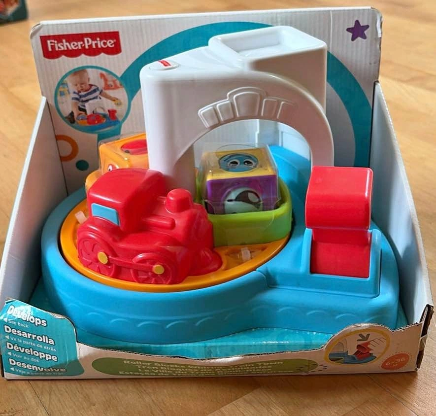 Fisher-Price Roller Blocks Whirlin' Train Town
