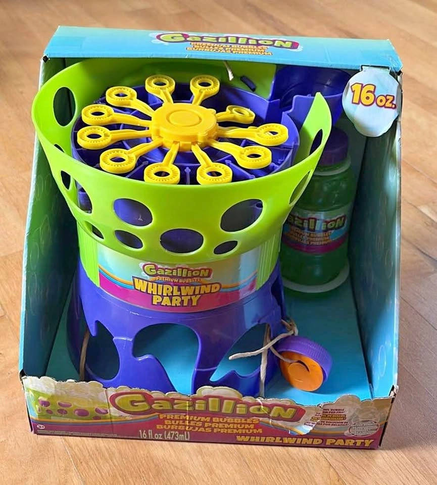 Gazillion Premium Bubbles Machine Whirlwind Party 16 oz