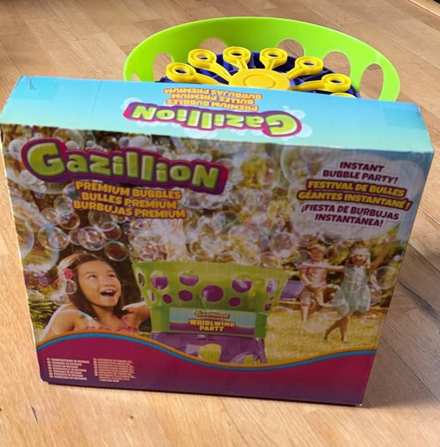 Gazillion Premium Bubbles Machine Whirlwind Party 16 oz - photo 2