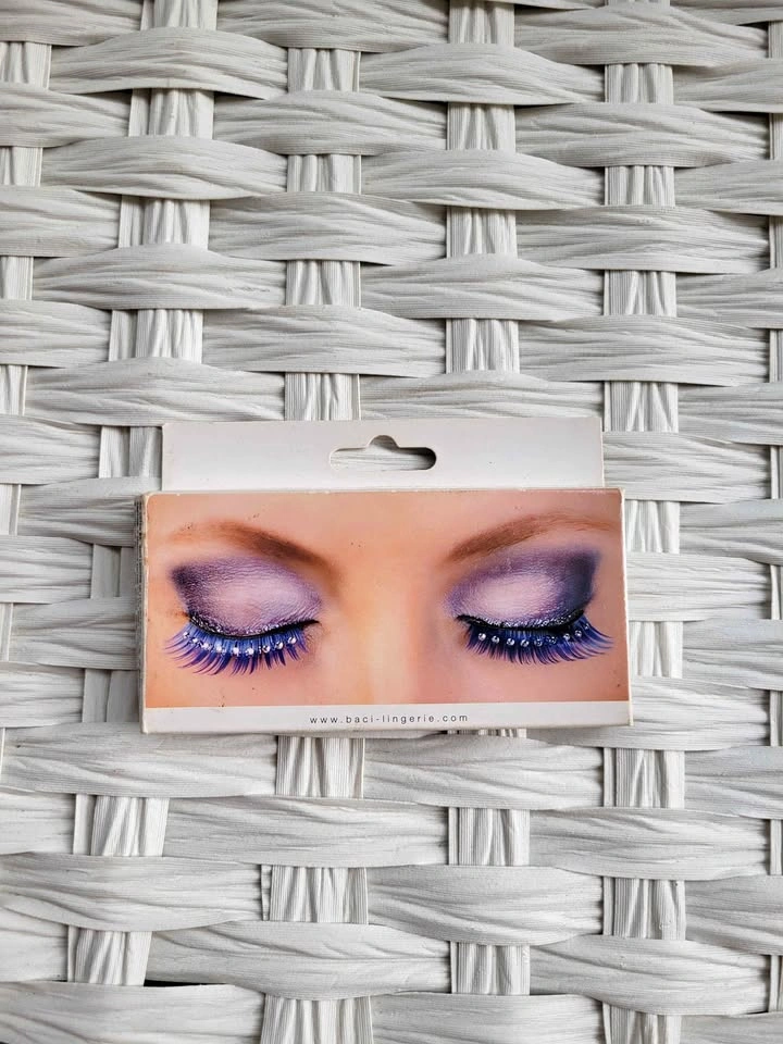 Baci Lingerie Magic Colors Blue Rhinestone Eyelashes