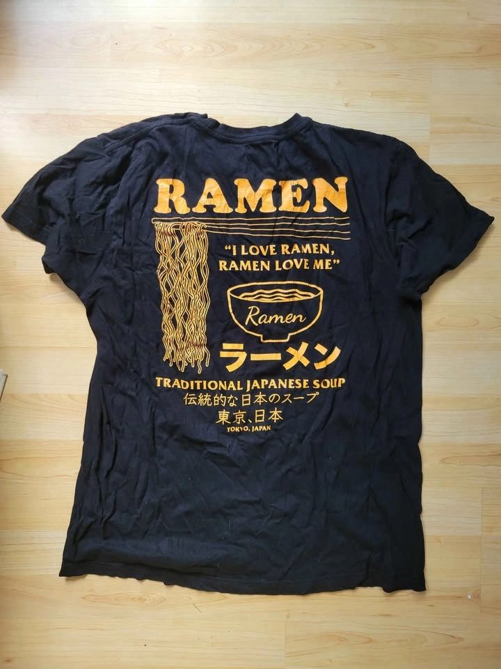 LCM International Ramen Graphic T-Shirt Size Large - photo 2