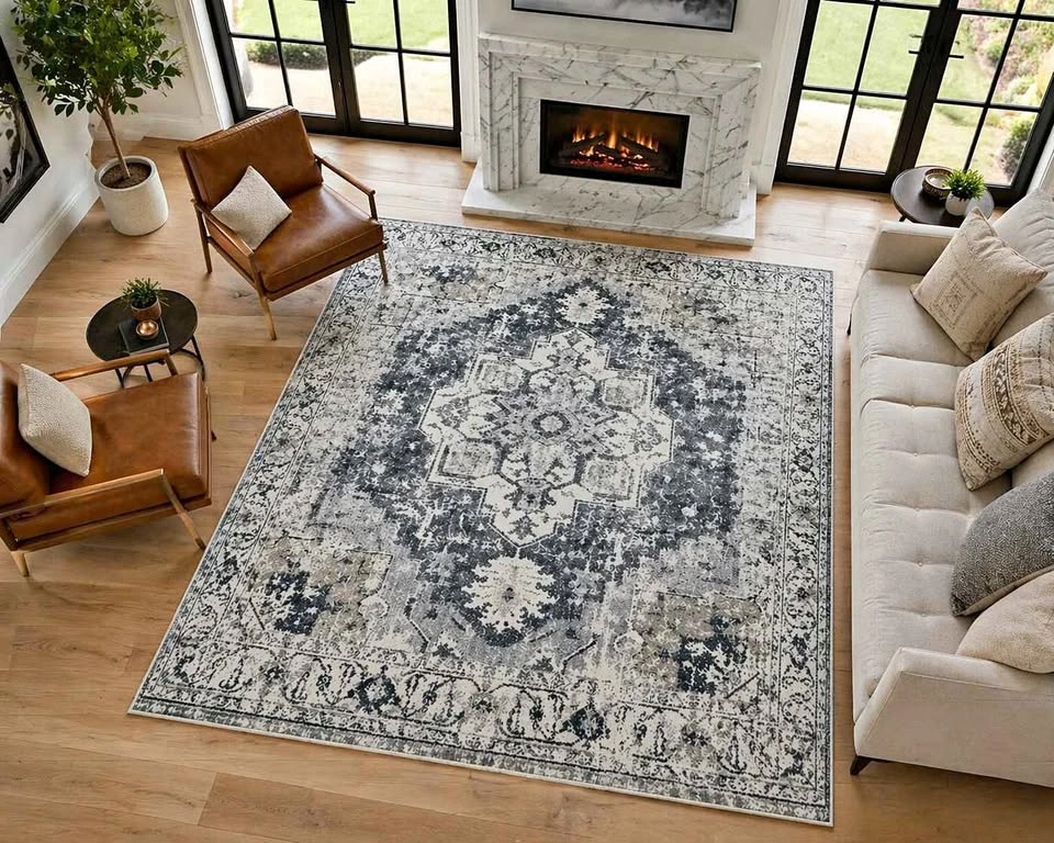 9x12 Malibu SKYE Chenille Washable Area Rug - New