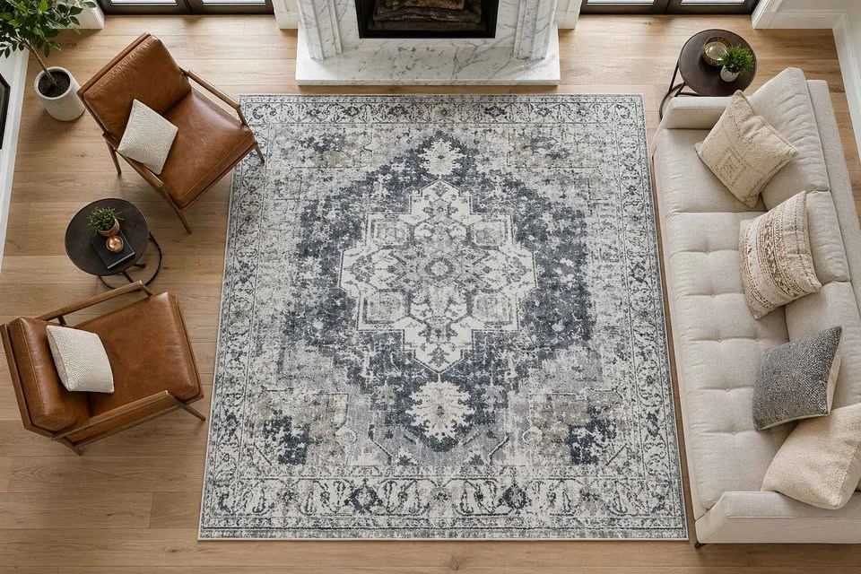 9x12 Malibu SKYE Chenille Washable Area Rug - New - photo 2