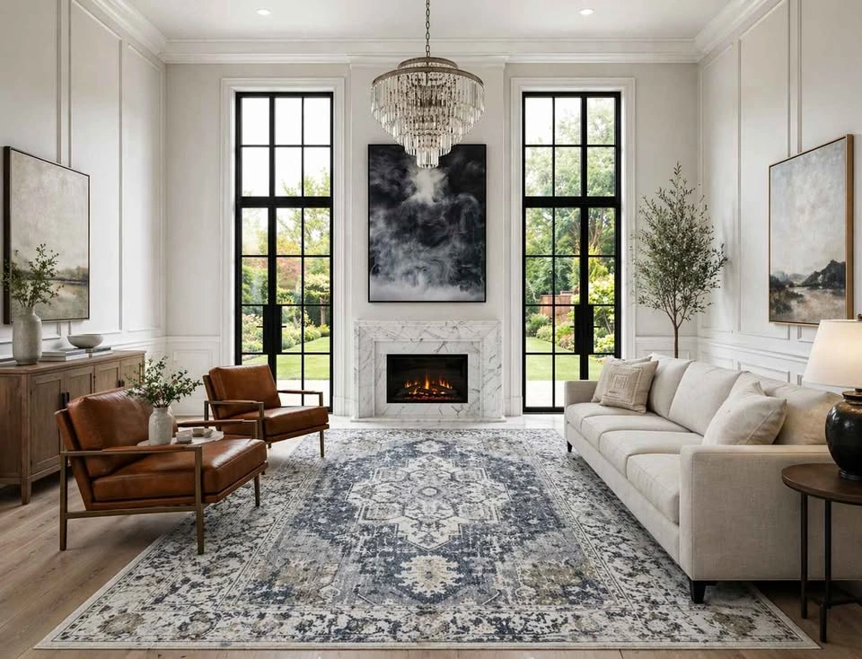 9x12 Malibu SKYE Chenille Washable Area Rug - New - photo 4