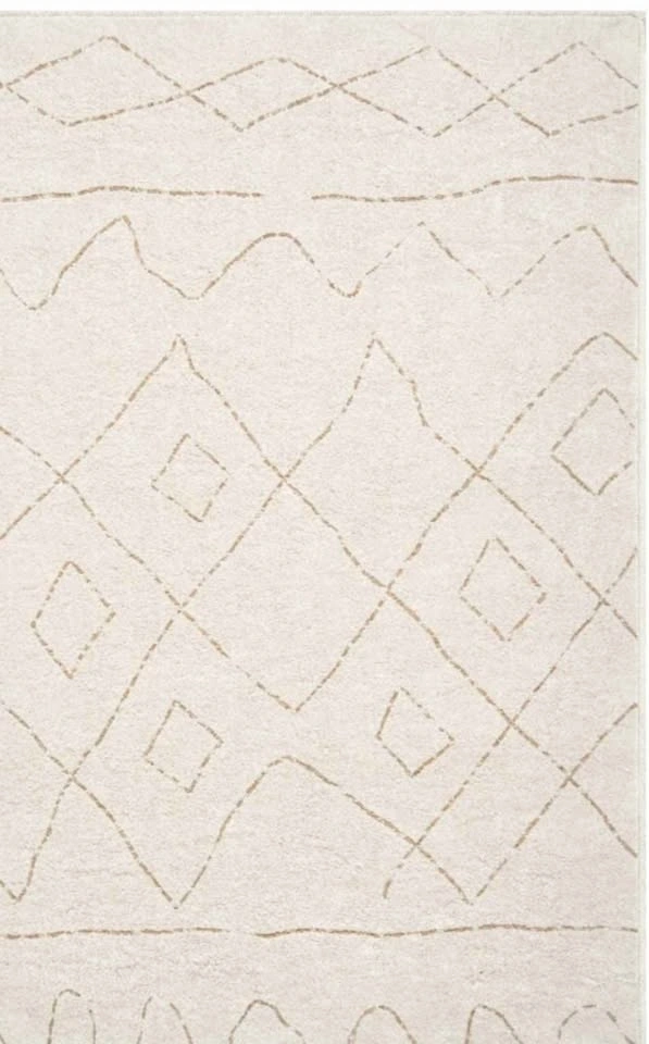 5x7 MODERN DIAMOND WASHABLE RUG 🆕 - photo 2