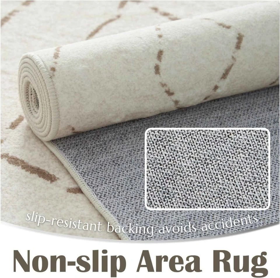 5x7 MODERN DIAMOND WASHABLE RUG 🆕 - photo 3