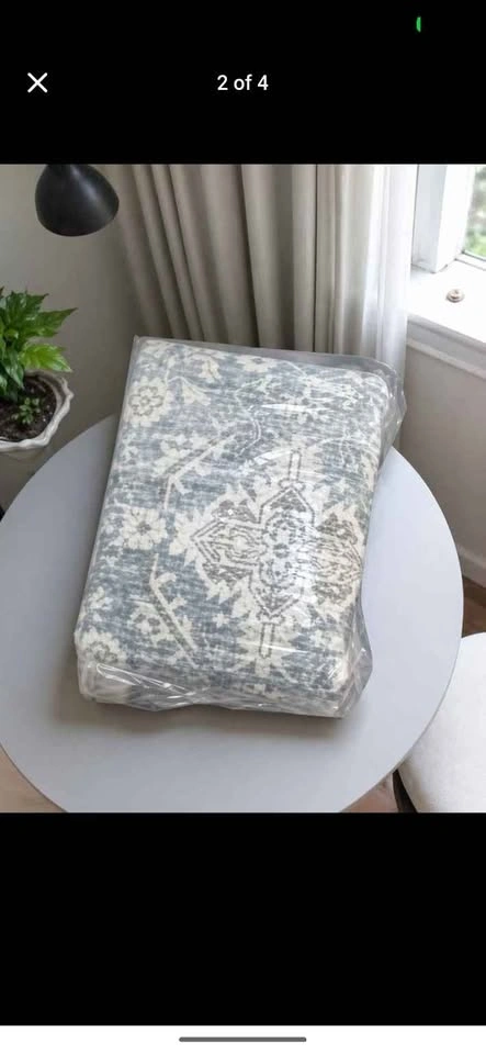 5x7 WASHABLE GREEN VINTAGE RUG 🆕 SEALED in packaging - photo 3