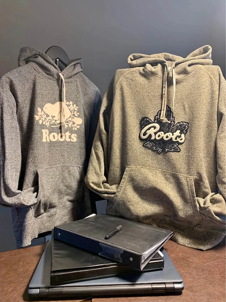 Roots Hoodies Ladies M & XL