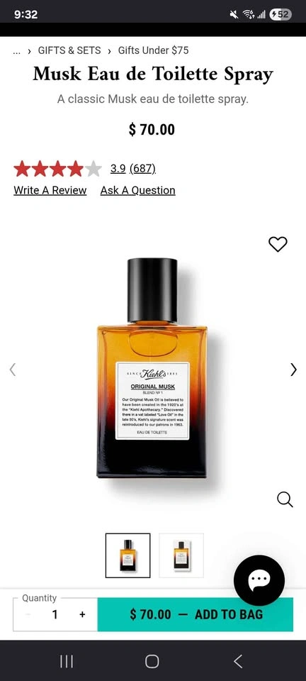 Kiehl's Original Musk Blend No. 1 Eau de Toilette - photo 2