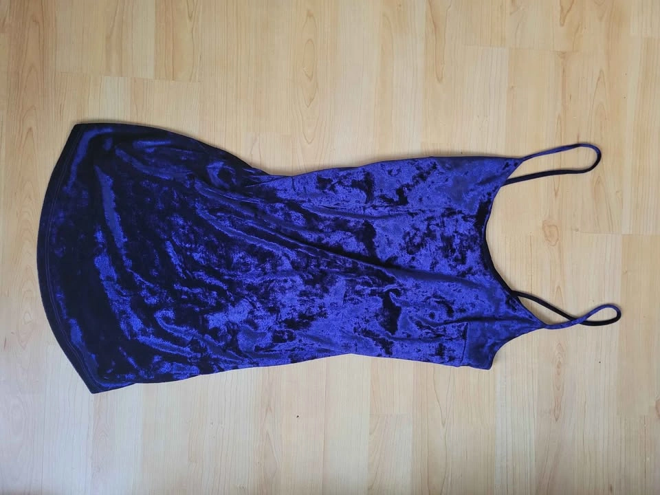 Forever 21 Blue Velvet Mini Dress - photo 2