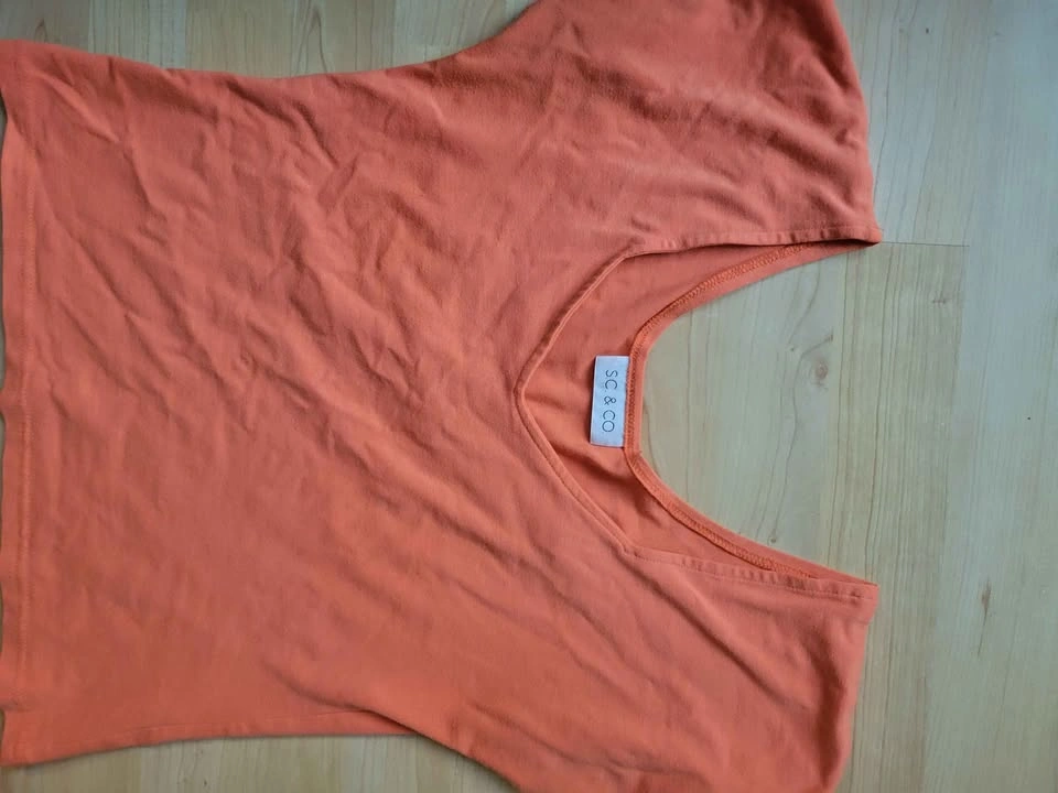 SC & CO Orange V-Neck T-Shirt - photo 2