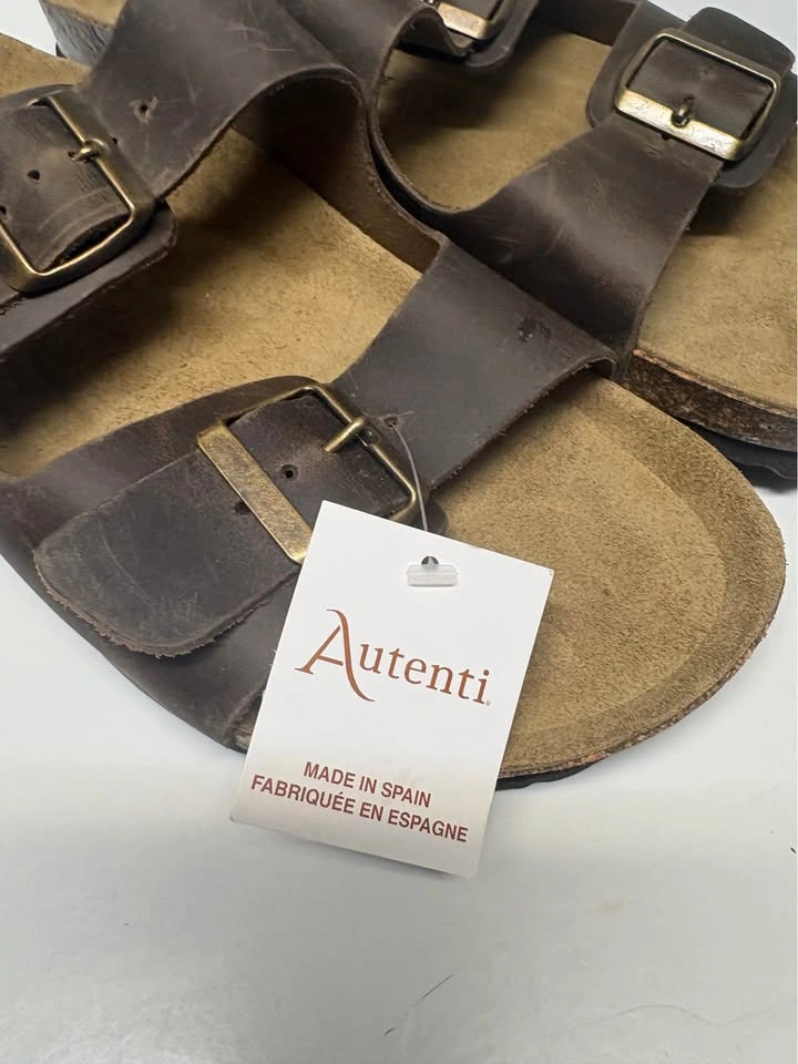 NWT Autenti Men’s Genuine Leather Sandals Size 11- Made in Spain - photo 5